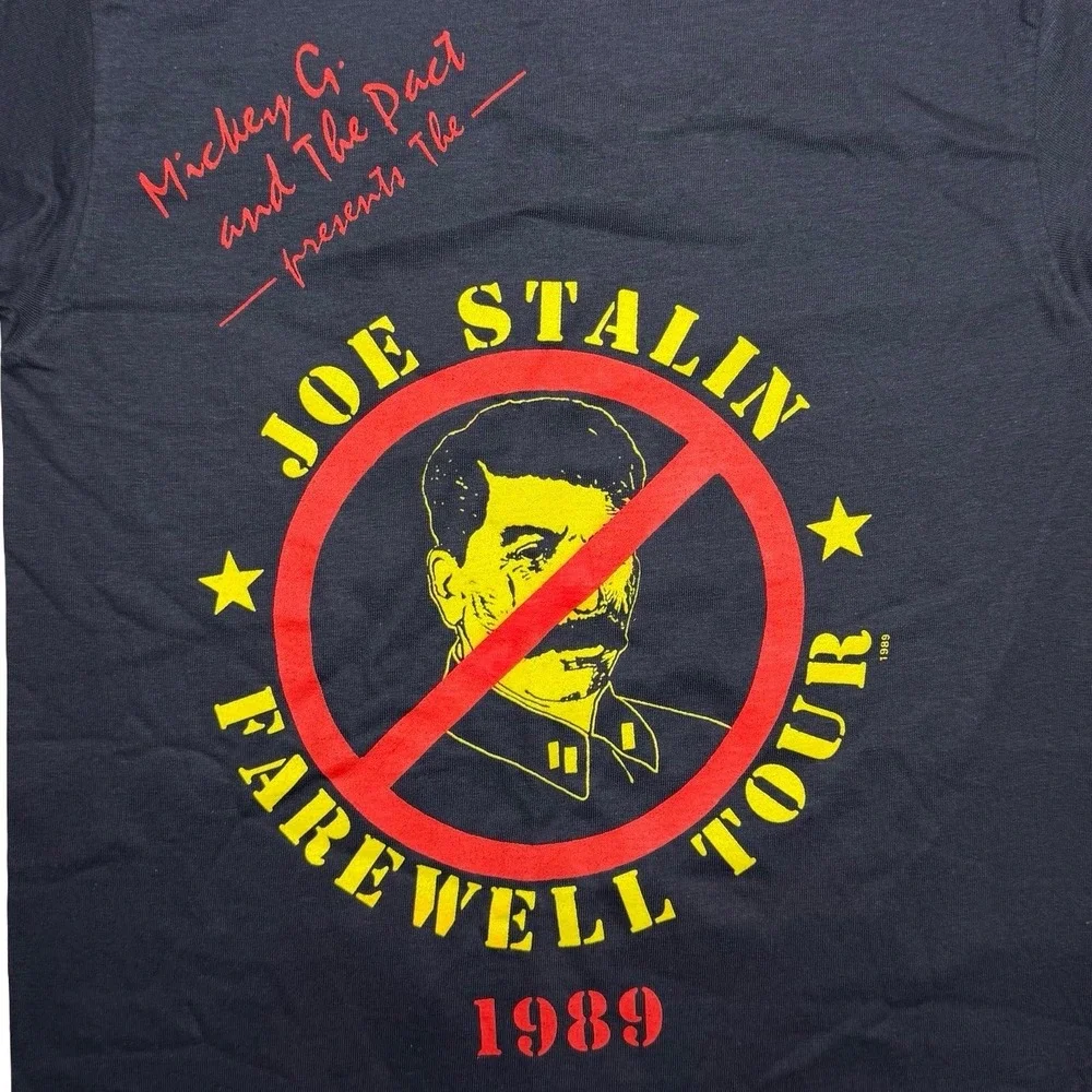 Vintage 80s Mikey G and the pact‎ x Joe Stalin farewell tour Soviet funny shirt